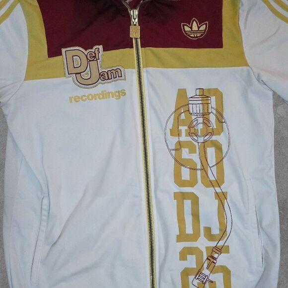 Vintage Adidas Def Jam Track Jacket Y2k Streetwear Medium - Picture 3 of 6